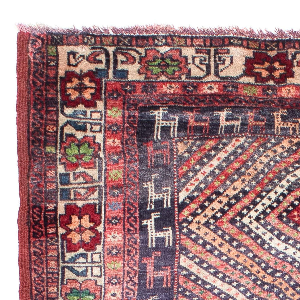 Belutsch Rug - 157 x 104 cm - multicolored