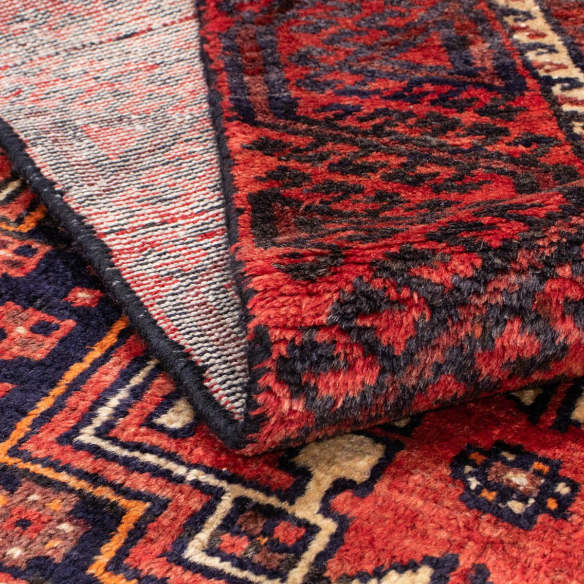 Runner Belutsch Rug - 221 x 110 cm - red