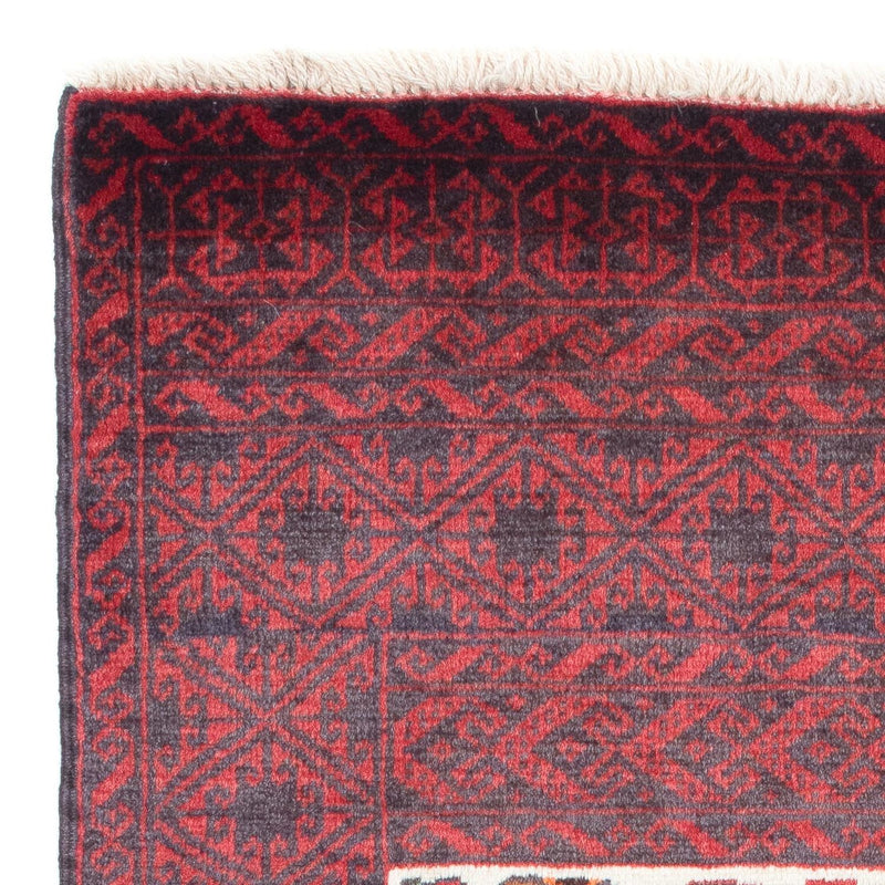 Belutsch Rug - 156 x 87 cm - dark red