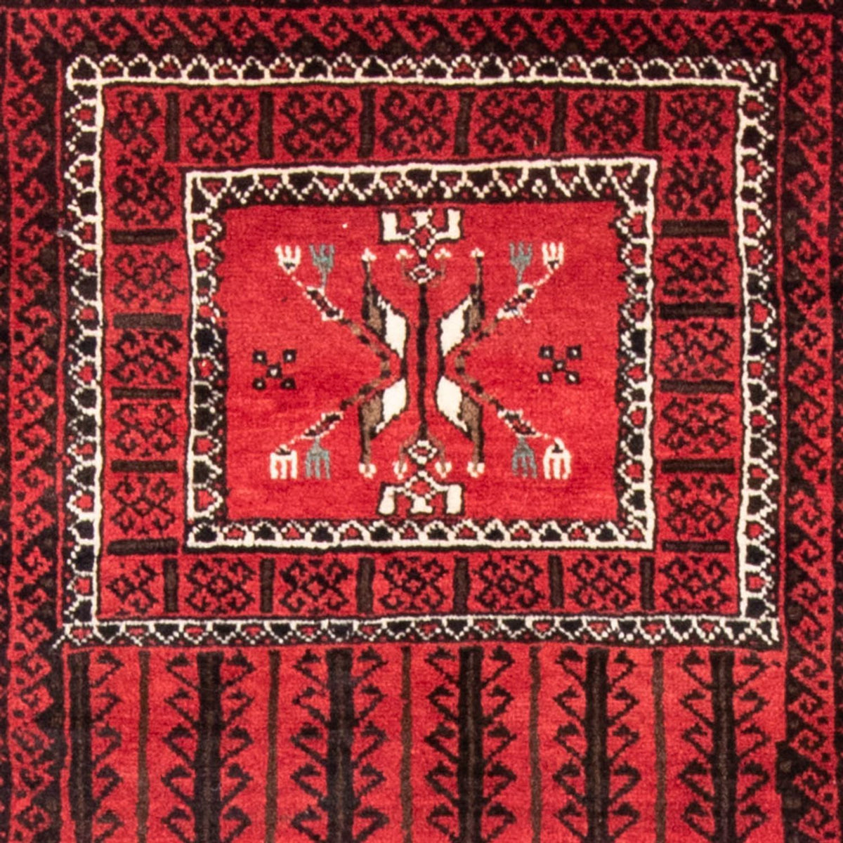Belutsch Rug - 217 x 121 cm - red