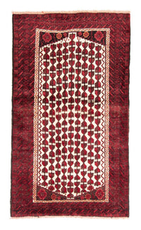 Runner Belutsch Rug - 185 x 102 cm - dark red