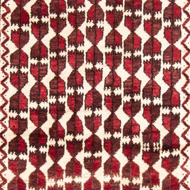 Runner Belutsch Rug - 185 x 102 cm - dark red
