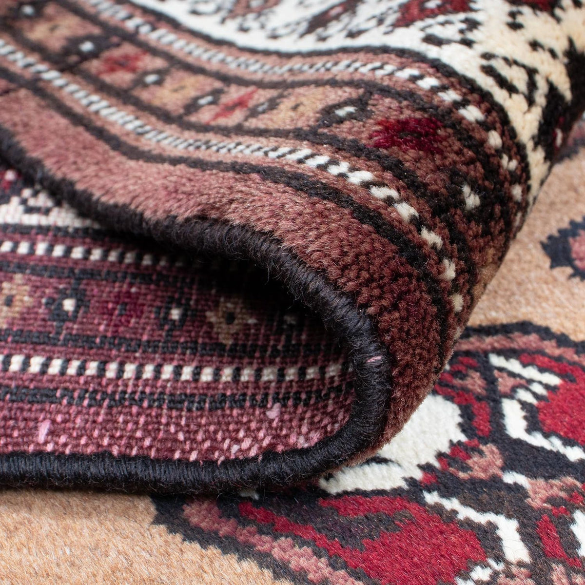 Belutsch Rug - 164 x 110 cm - brown