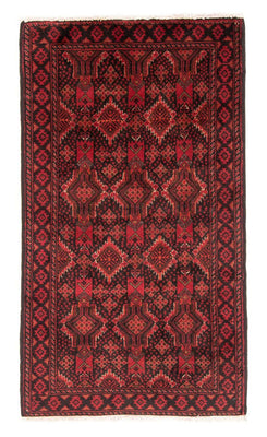 Runner Belutsch Rug - 187 x 99 cm - red
