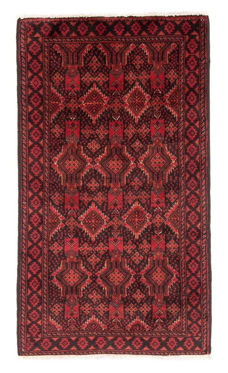 Runner Belutsch Rug - 187 x 99 cm - red