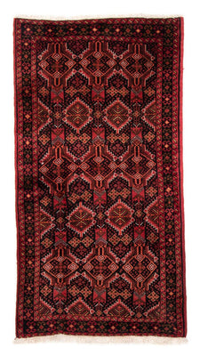 Runner Belutsch Rug - 184 x 96 cm - dark red