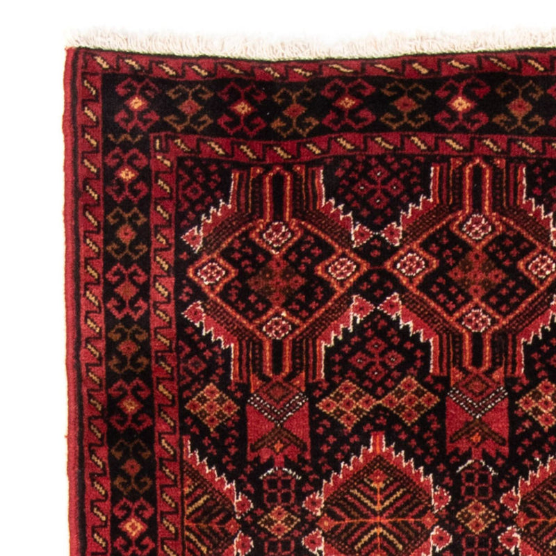Runner Belutsch Rug - 184 x 96 cm - dark red