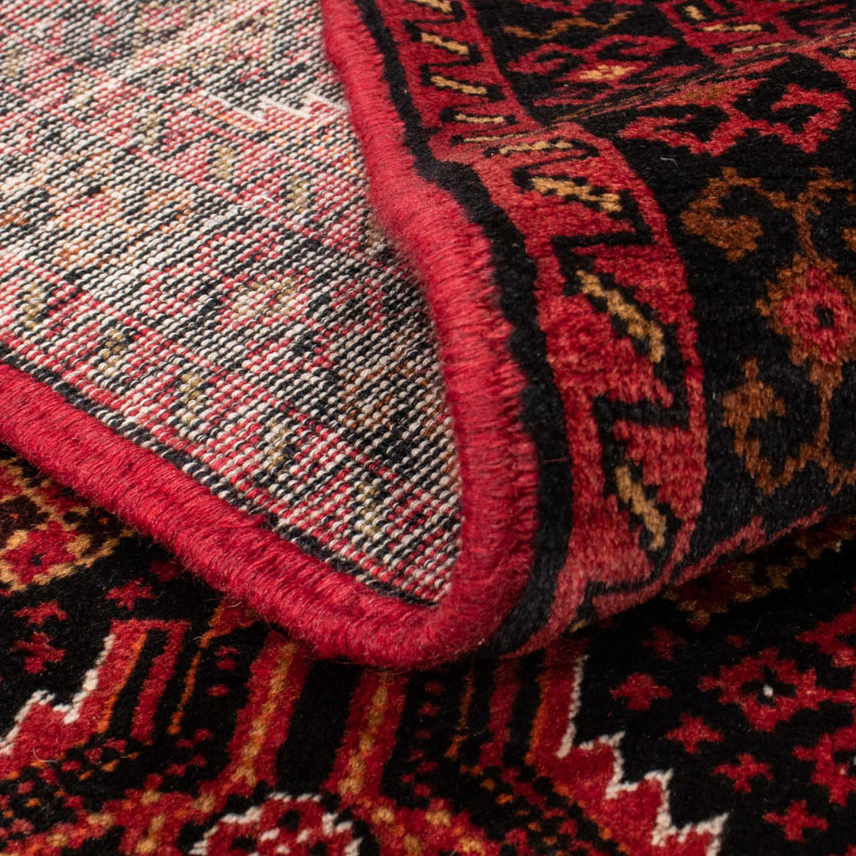 Runner Belutsch Rug - 184 x 96 cm - dark red
