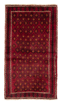 Runner Belutsch Rug - 182 x 103 cm - dark red