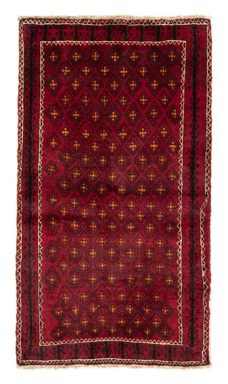 Runner Belutsch Rug - 182 x 103 cm - dark red