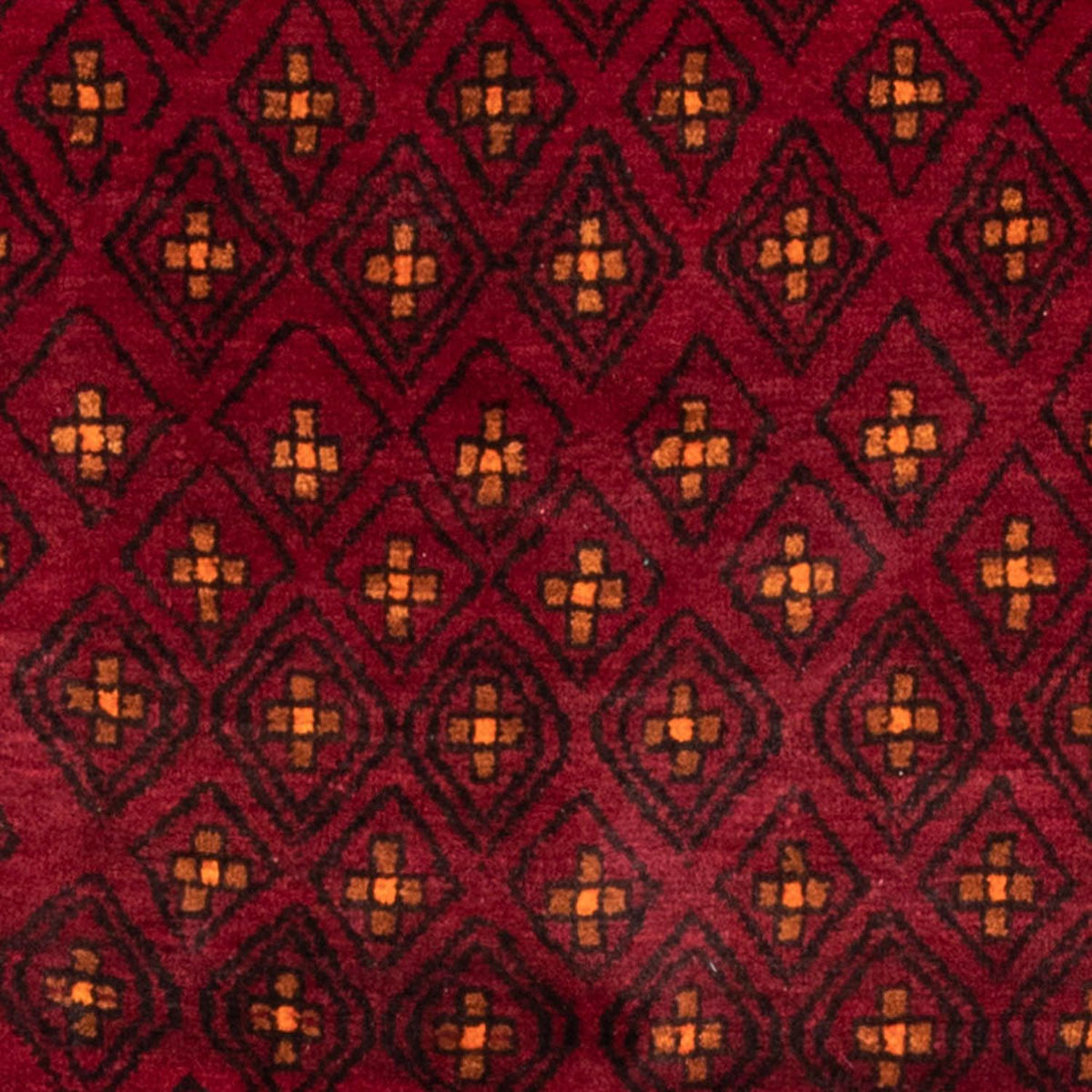 Runner Belutsch Rug - 182 x 103 cm - dark red