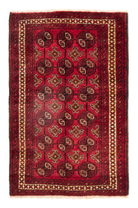 Belutsch Rug - 190 x 138 cm - dark red