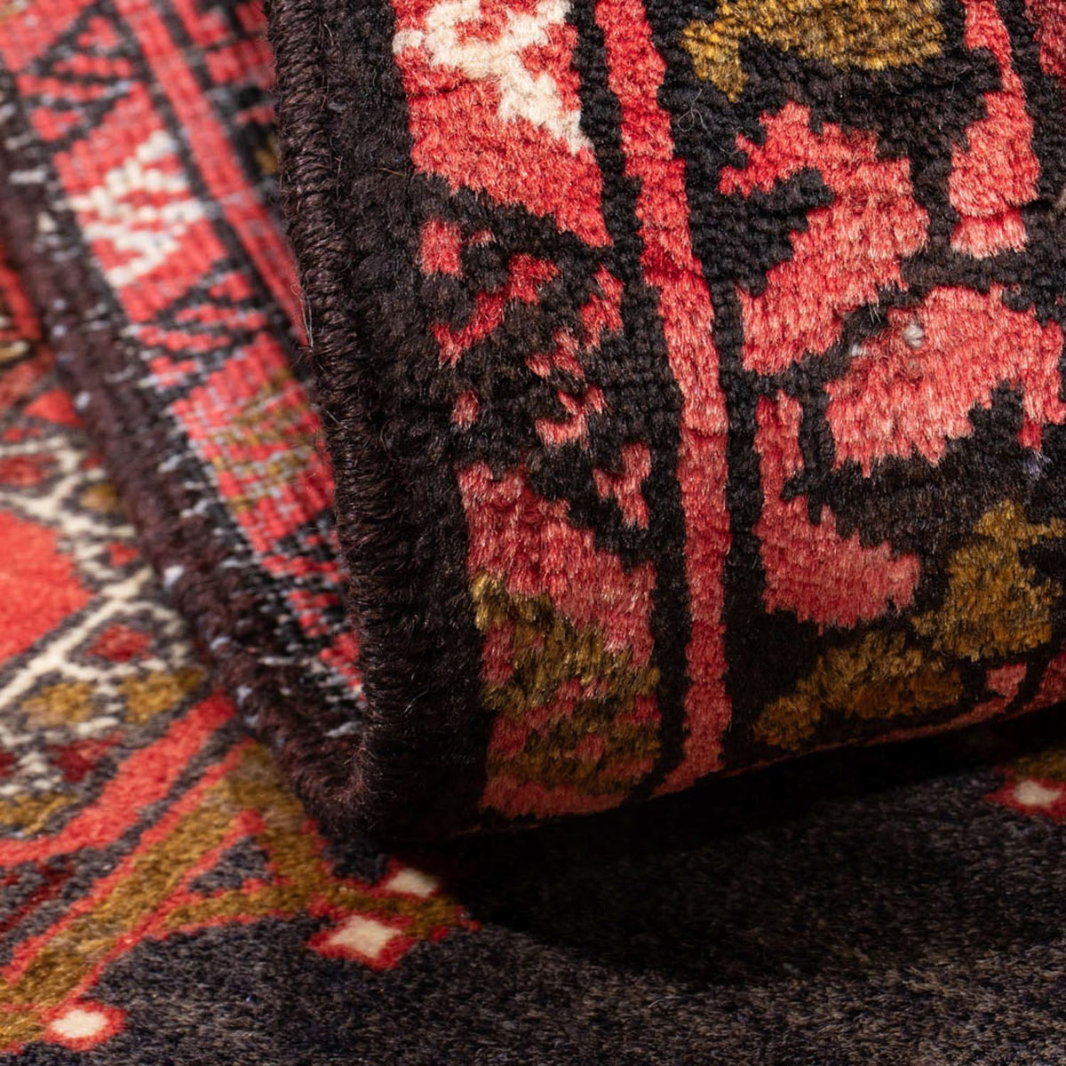 Runner Belutsch Rug - 194 x 105 cm - light red