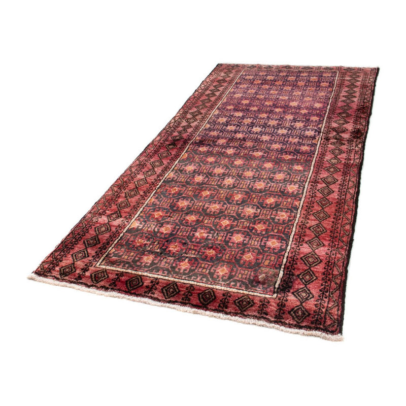 Runner Belutsch Rug - 227 x 110 cm - light red