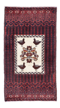 Belutsch Rug - 147 x 83 cm - red