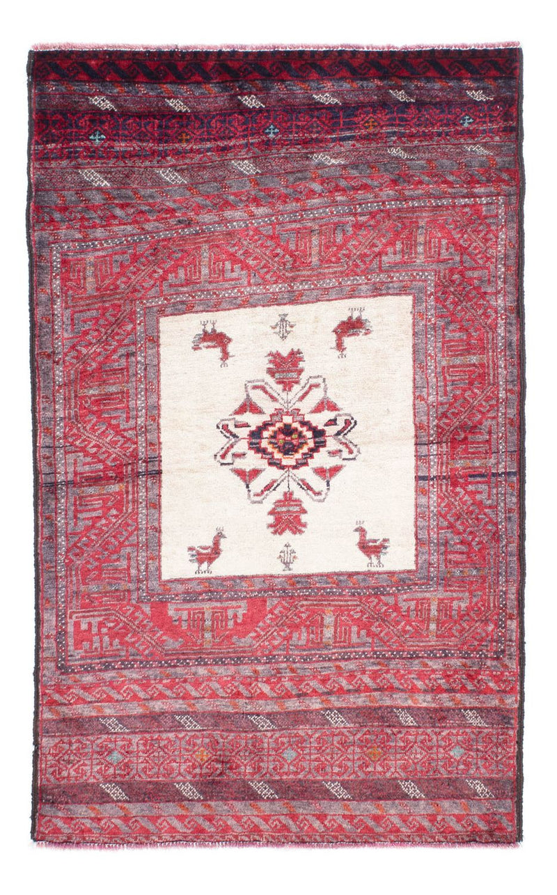 Belutsch Rug - 152 x 91 cm - light red