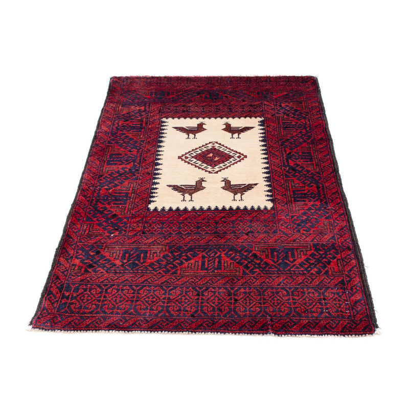 Belutsch Rug - 160 x 90 cm - red