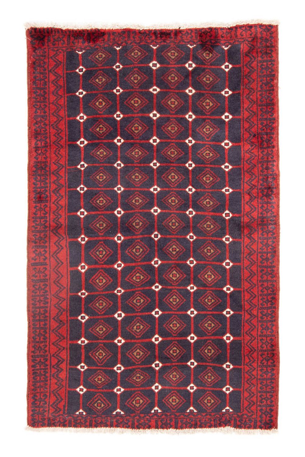 Runner Belutsch Rug - 177 x 106 cm - red