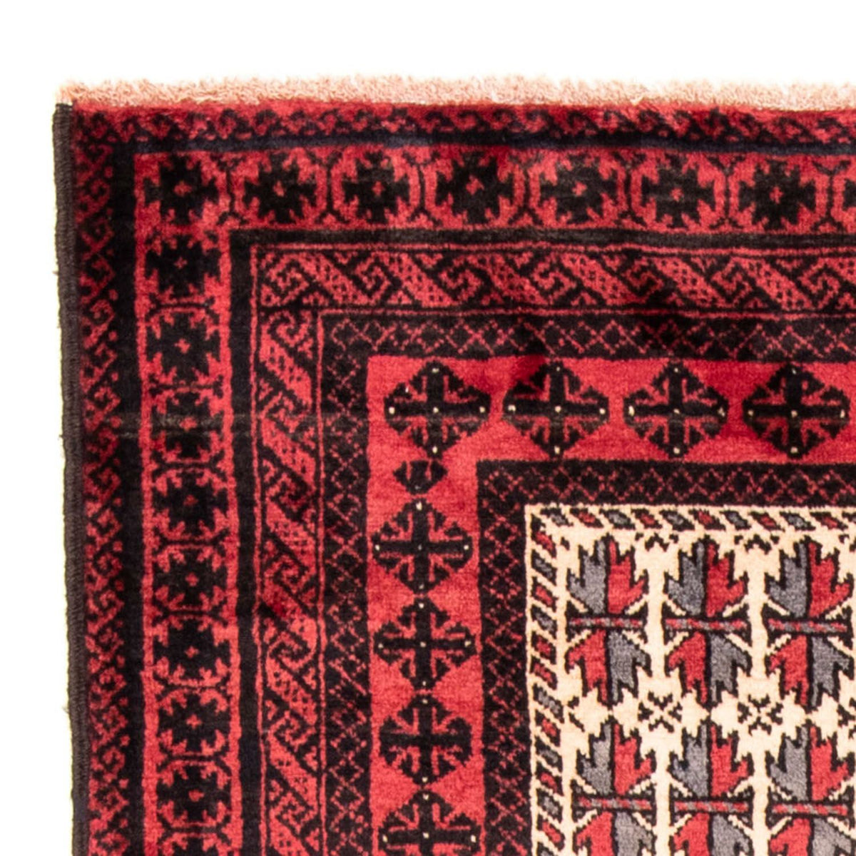 Belutsch Rug - 207 x 116 cm - red