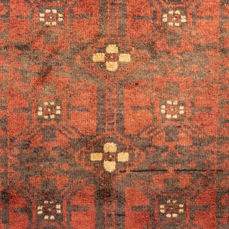 Runner Belutsch Rug - 225 x 123 cm - light red