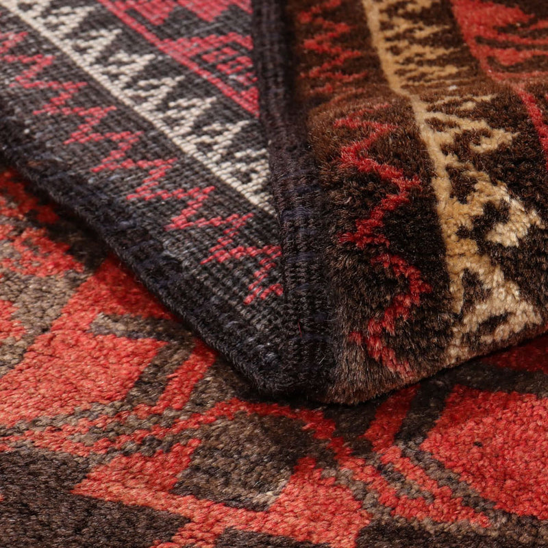 Runner Belutsch Rug - 225 x 123 cm - light red