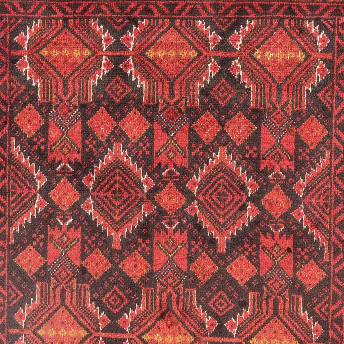 Runner Belutsch Rug - 190 x 104 cm - red