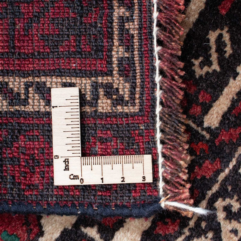 Belutsch Rug - 138 x 89 cm - dark red