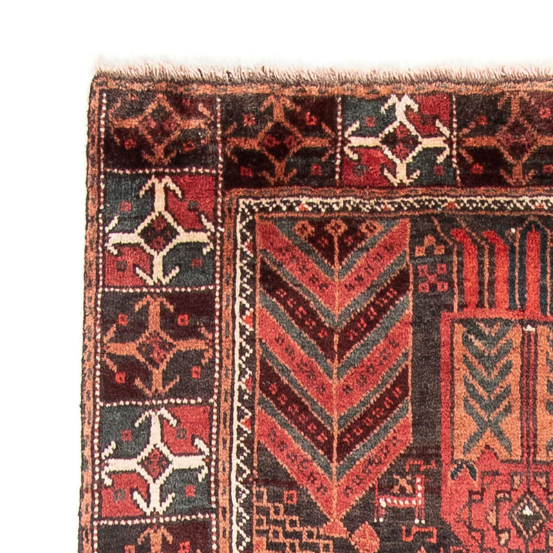 Runner Belutsch Rug - 205 x 100 cm - light red