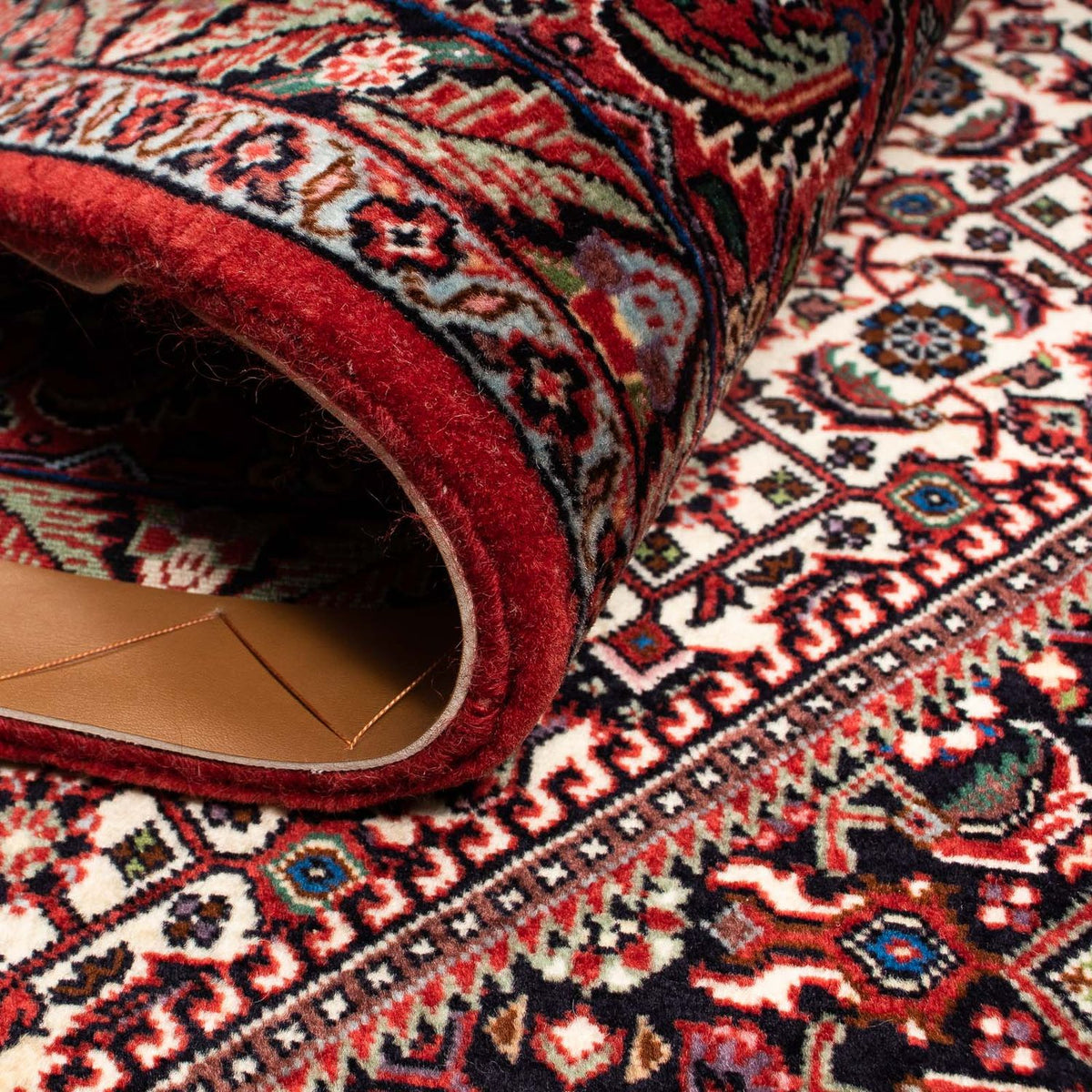 Perser Rug - Bidjar - 248 x 202 cm - dark red