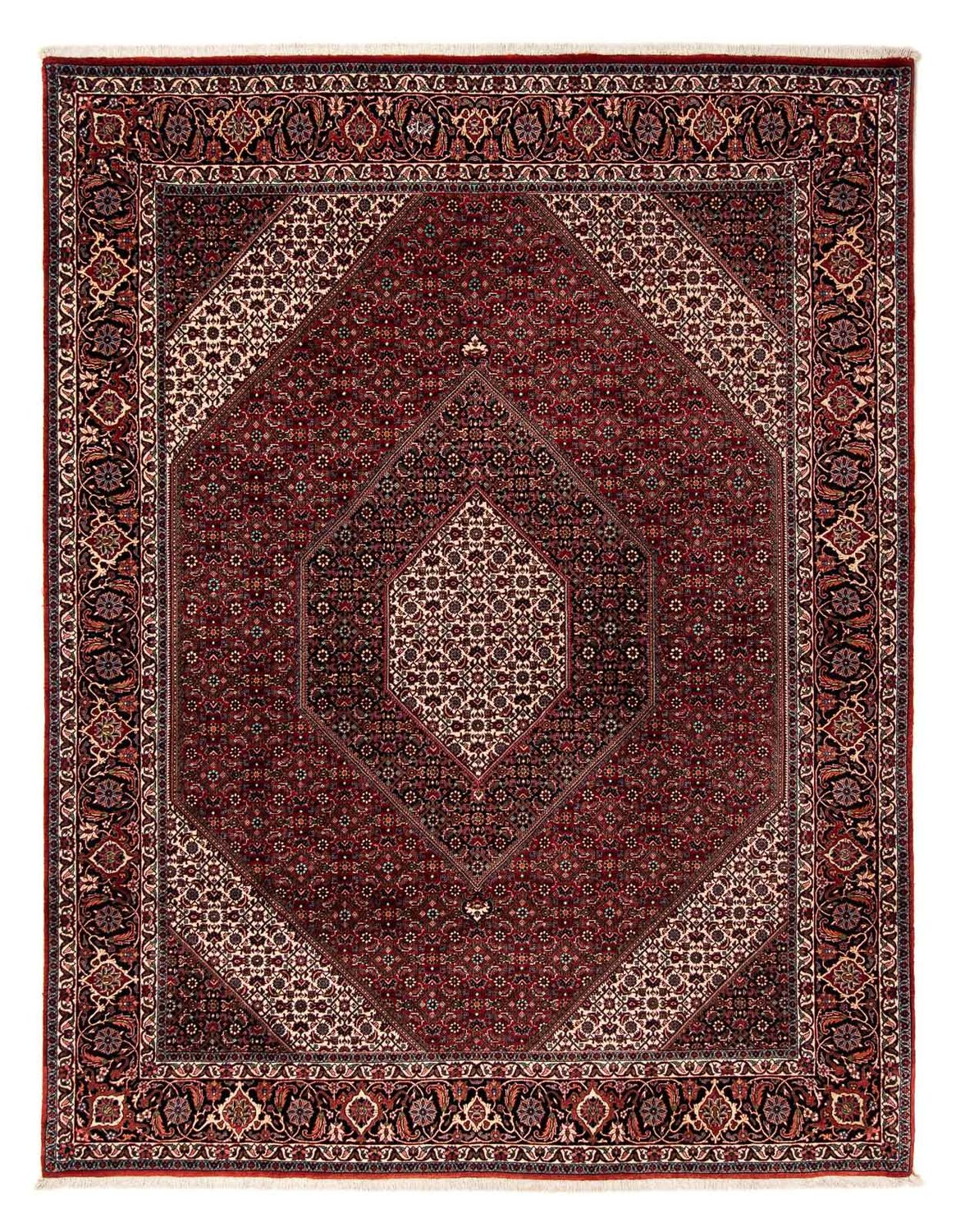 Perser Rug - Bidjar - 258 x 202 cm - dark red