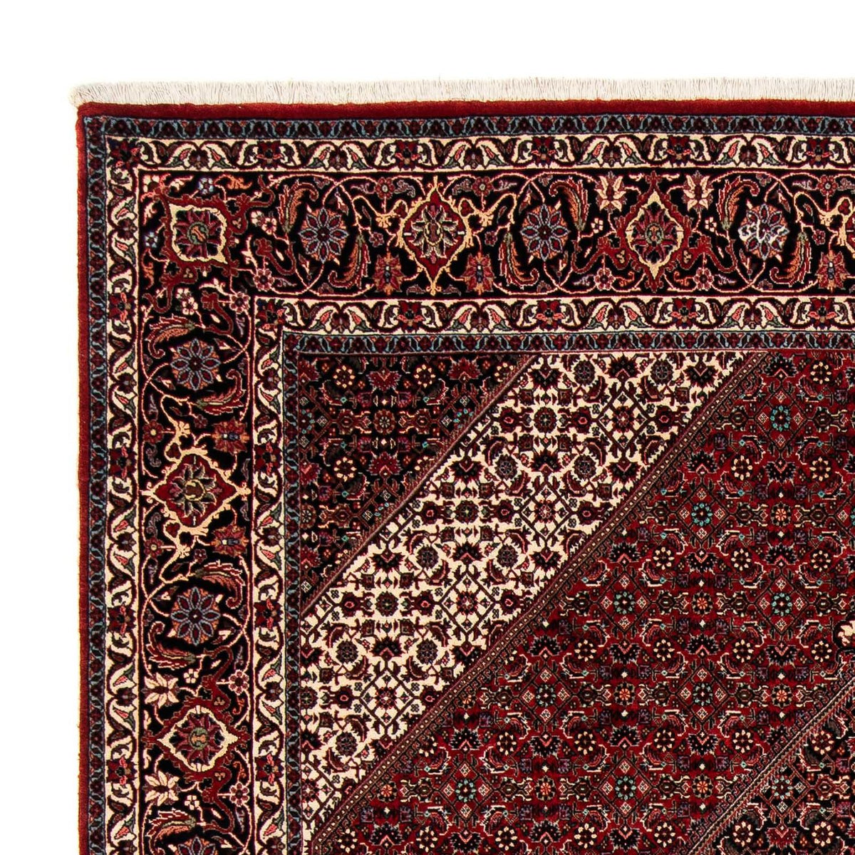 Perser Rug - Bidjar - 258 x 202 cm - dark red