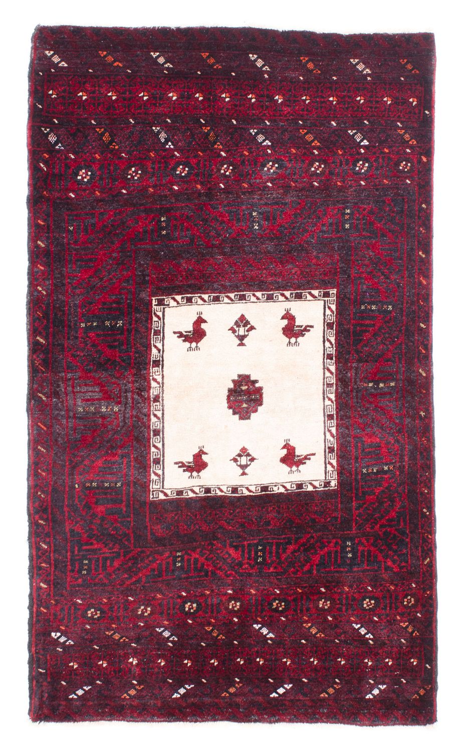 Belutsch Rug - 148 x 92 cm - dark red