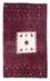 Belutsch Rug - 148 x 92 cm - dark red