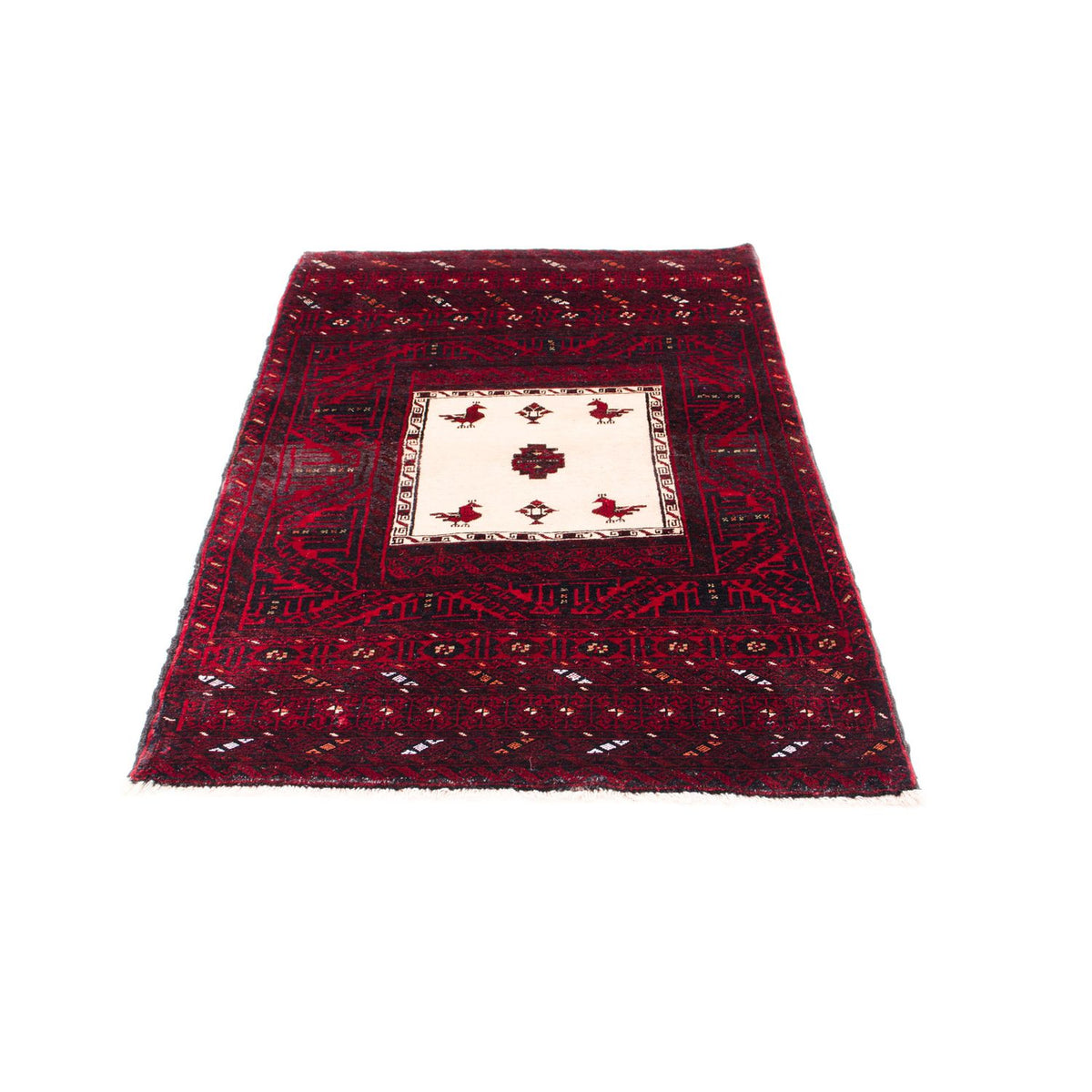 Belutsch Rug - 148 x 92 cm - dark red