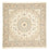 Perser Rug - Nain - Royal square  - 203 x 202 cm - beige