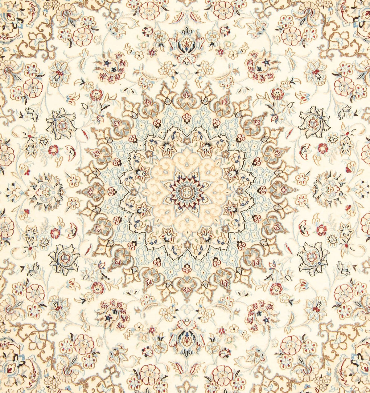 Perser Rug - Nain - Royal square  - 203 x 202 cm - beige