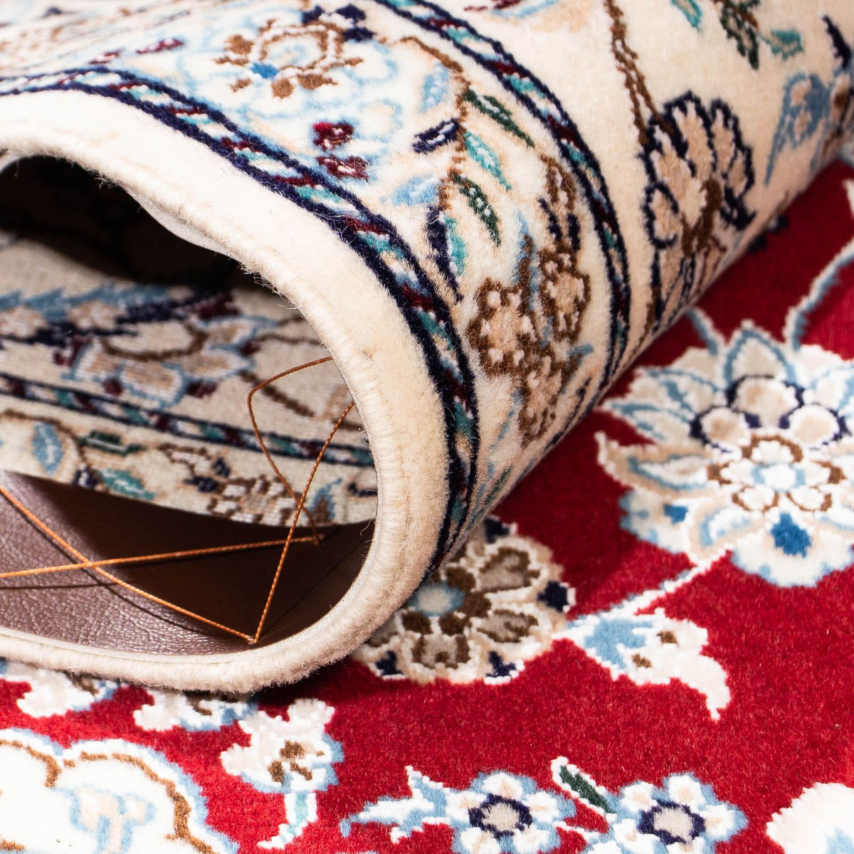 Perser Rug - Nain - Premium - 199 x 157 cm - dark red