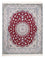 Perser Rug - Nain - Premium - 196 x 158 cm - dark red