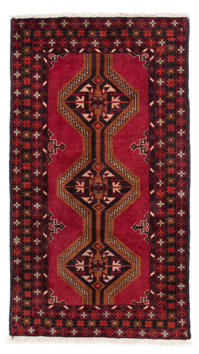 Belutsch Rug - 163 x 85 cm - dark red