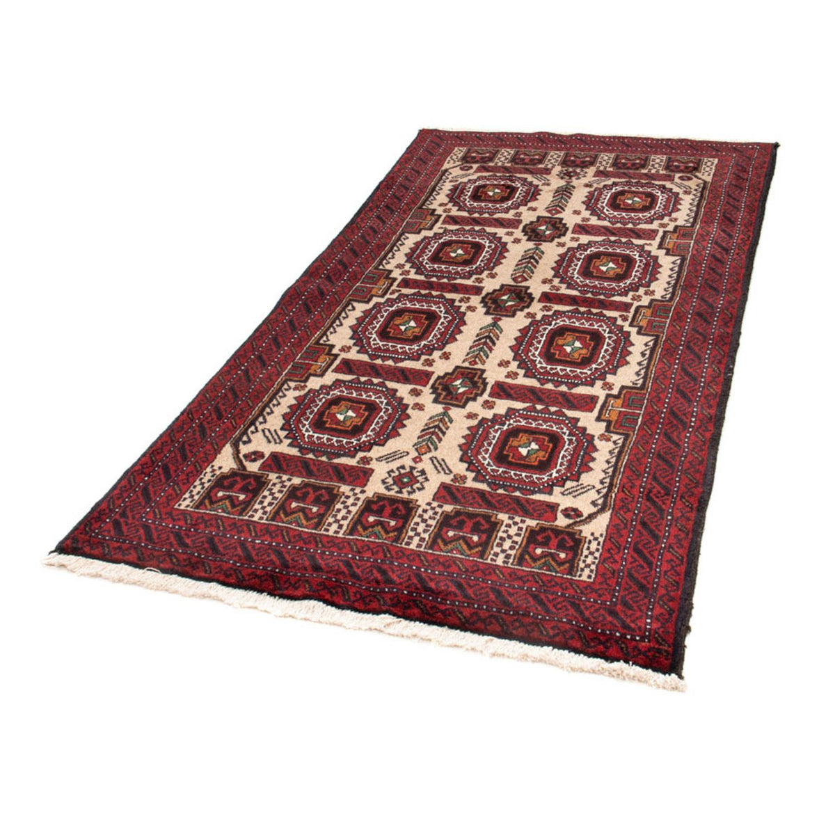 Runner Belutsch Rug - 190 x 104 cm - beige