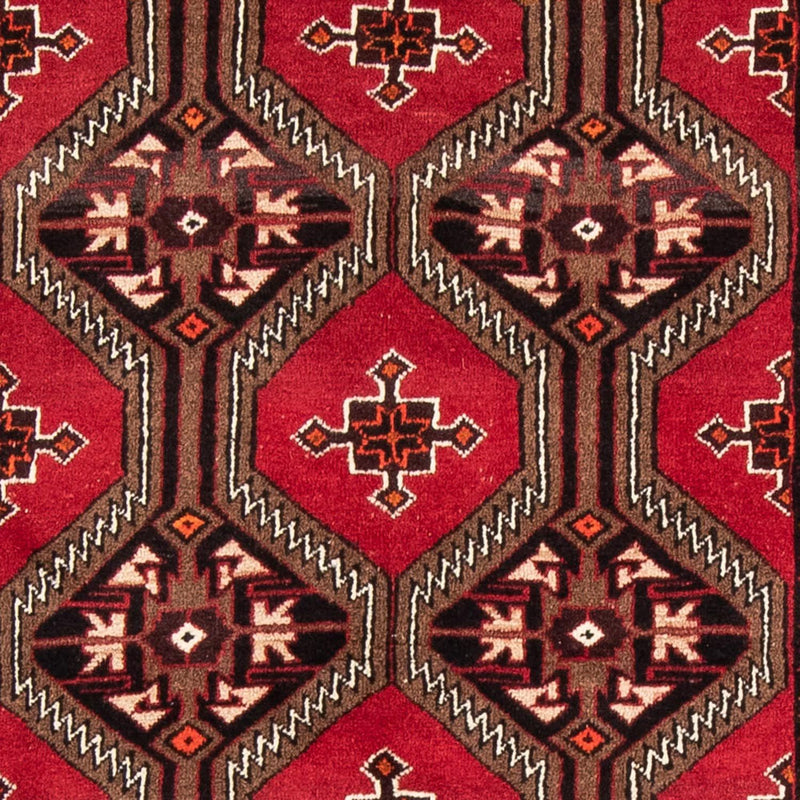 Runner Belutsch Rug - 194 x 100 cm - red