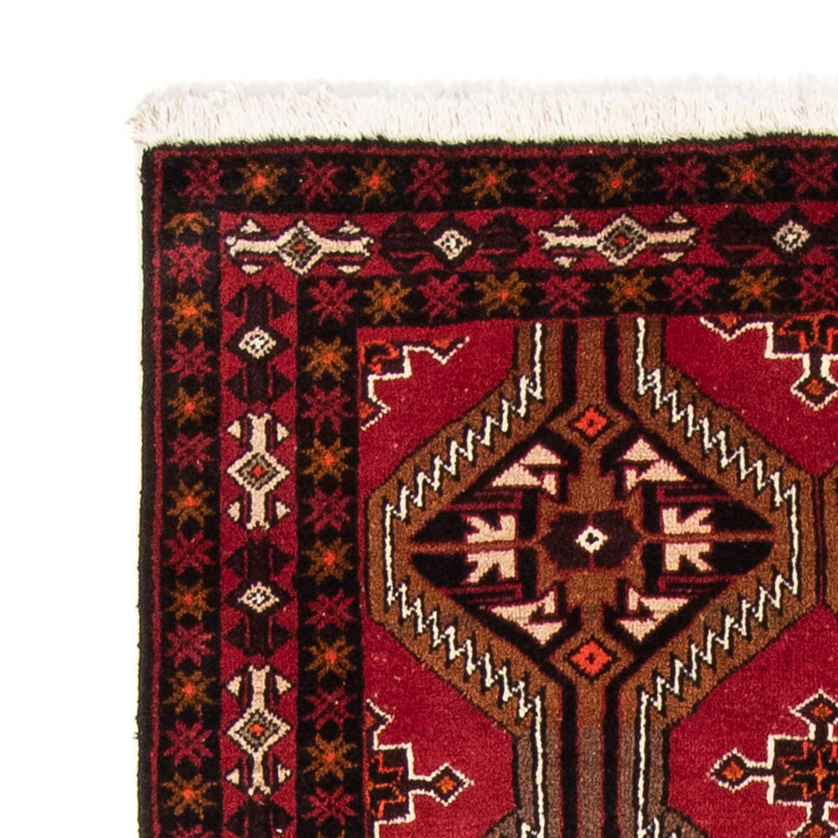 Runner Belutsch Rug - 194 x 100 cm - red