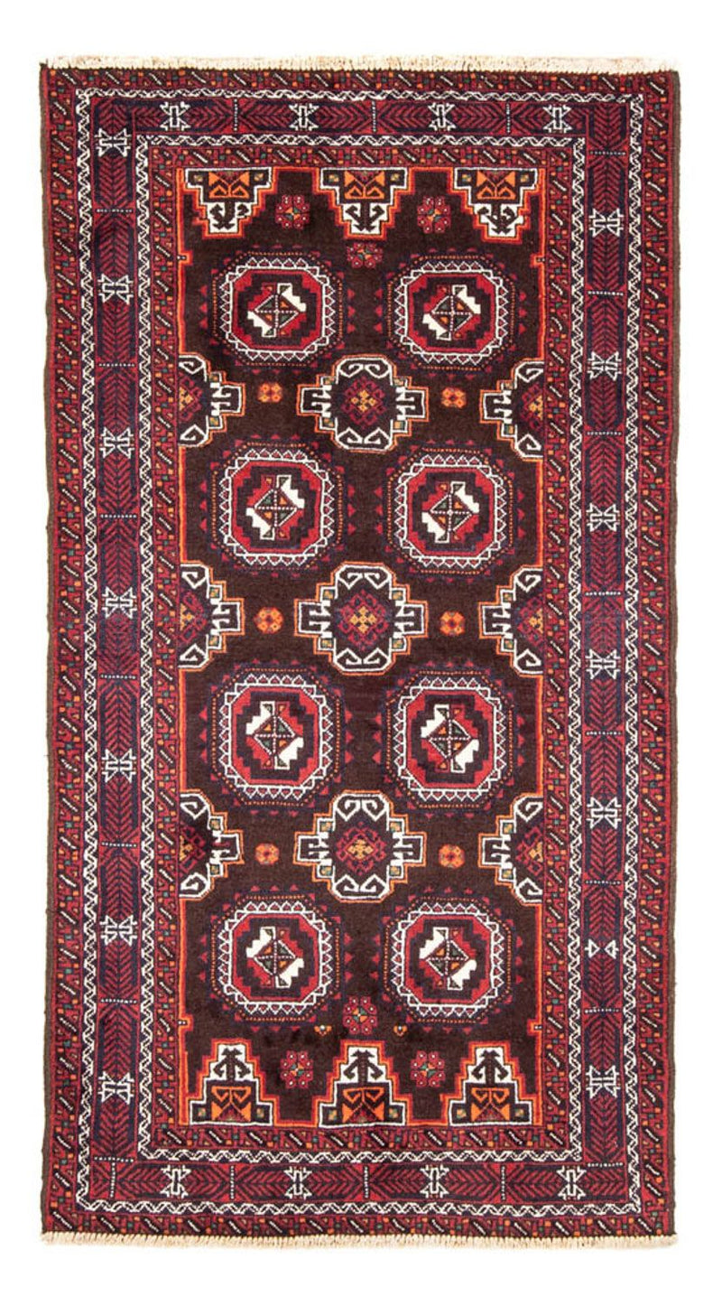 Runner Belutsch Rug - 192 x 101 cm - red