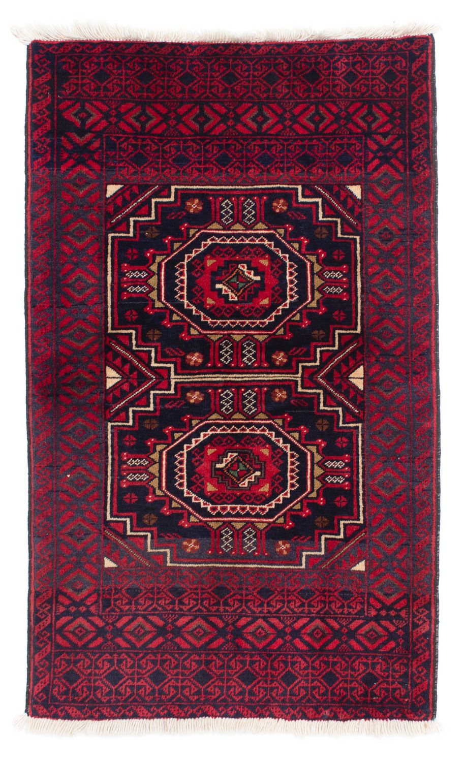 Belutsch Rug - 146 x 84 cm - dark red