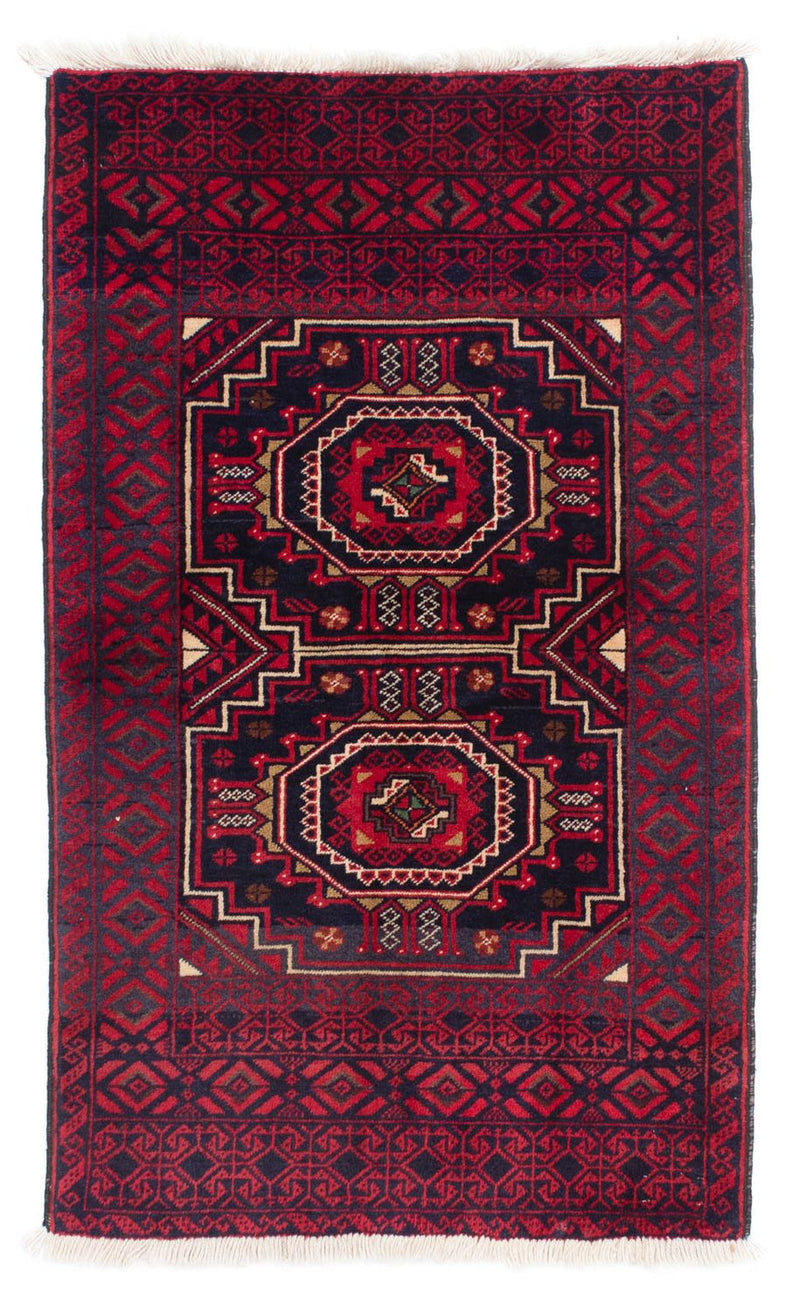 Belutsch Rug - 146 x 84 cm - dark red