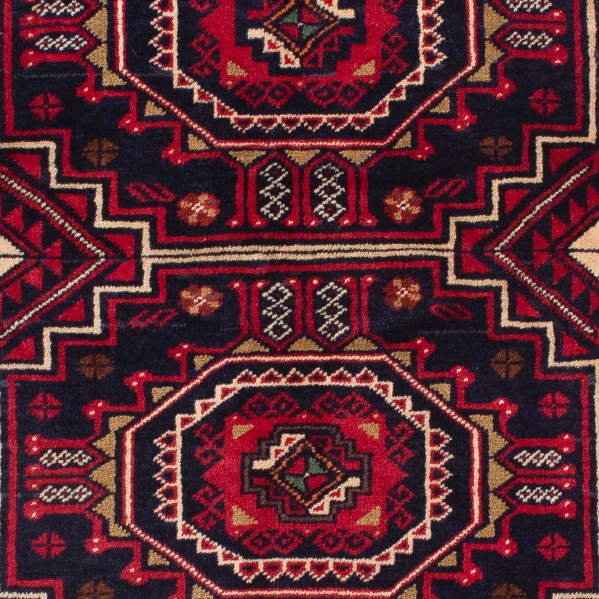 Belutsch Rug - 146 x 84 cm - dark red