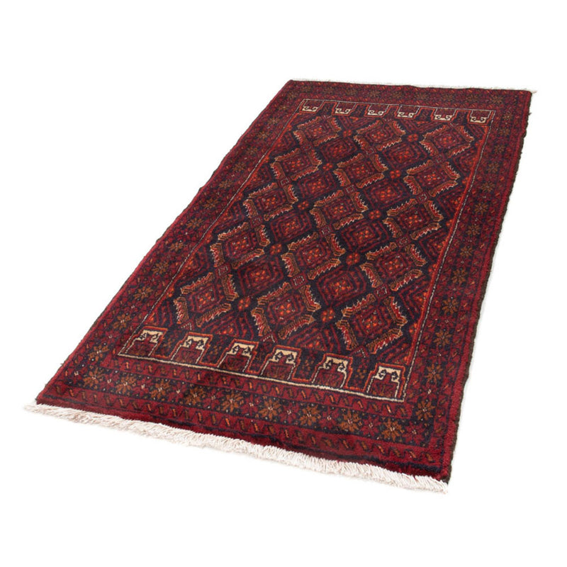Belutsch Rug - 168 x 89 cm - dark red