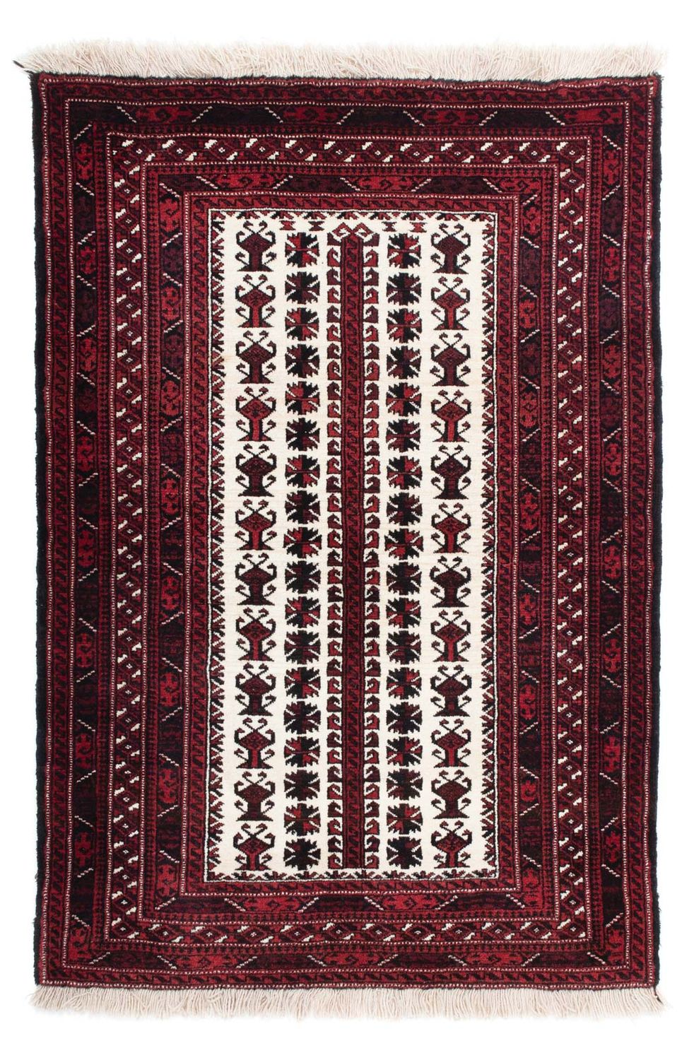 Belutsch Rug - 142 x 102 cm - dark red