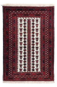 Belutsch Rug - 142 x 102 cm - dark red