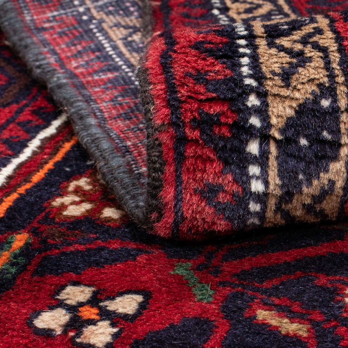 Runner Belutsch Rug - 199 x 99 cm - red